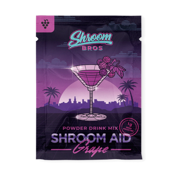 Shroom Aid – Grape Shroom Drink Mix (1 Gram Each)